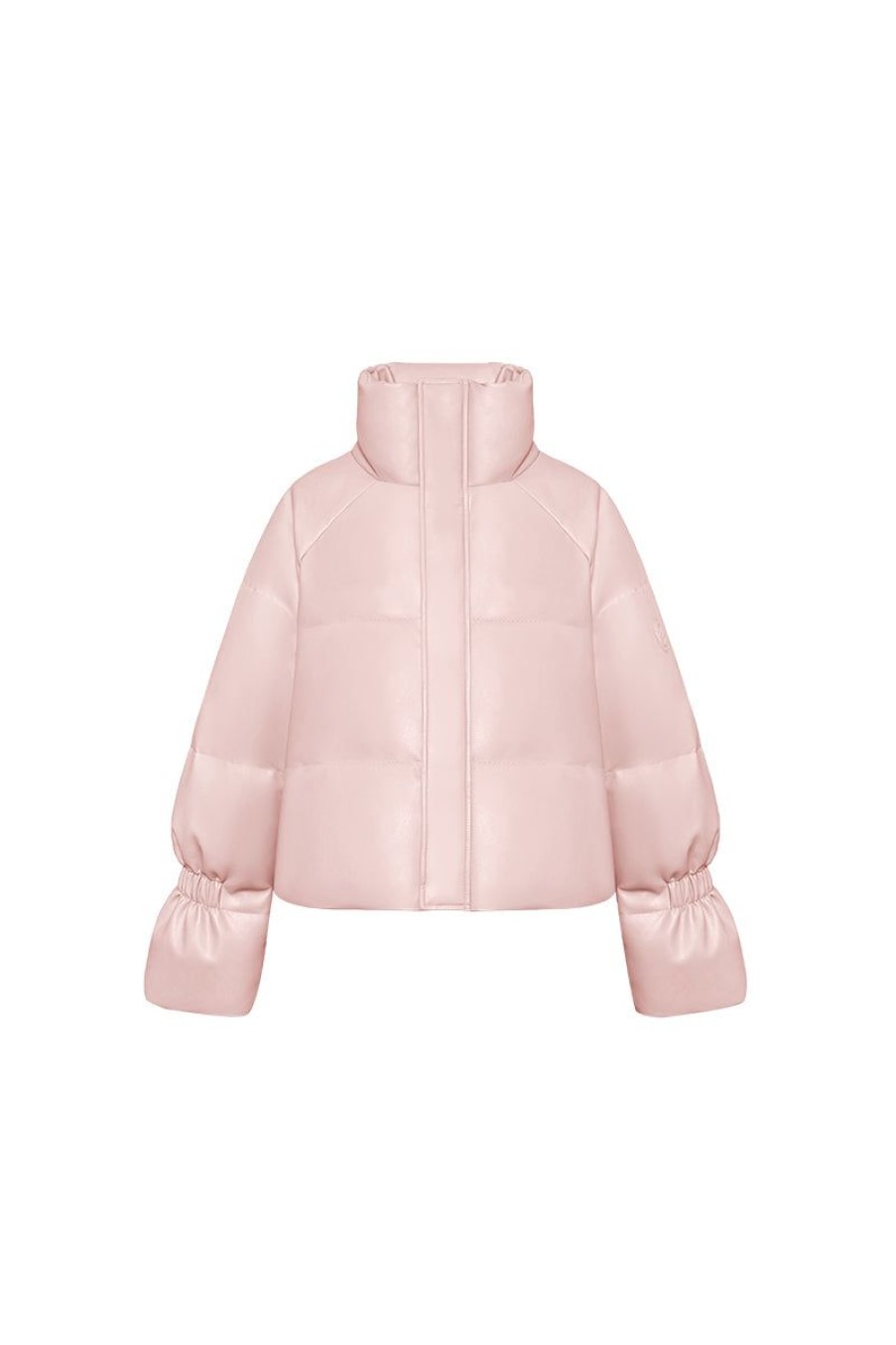 OZLANA Down Puffer Jackets | Resort Pu Down Bread Jacket(Pink)