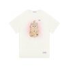 OZLANA Tops | Oversized Pet Graphic T-Shirt(Cream)