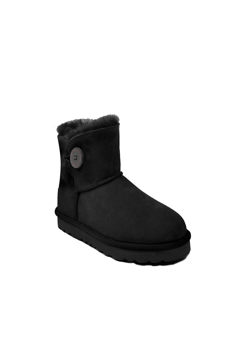 OZLANA Shoes | Ozlana Classicmini Button Boots(Water Resistant)(Black)