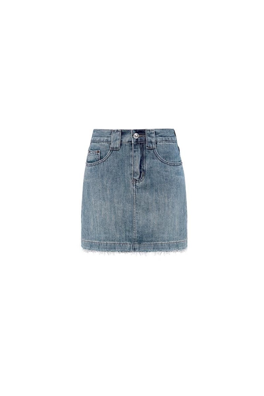 OZLANA Ozln | Vintage Wash Denim Mini(Denim Blue )