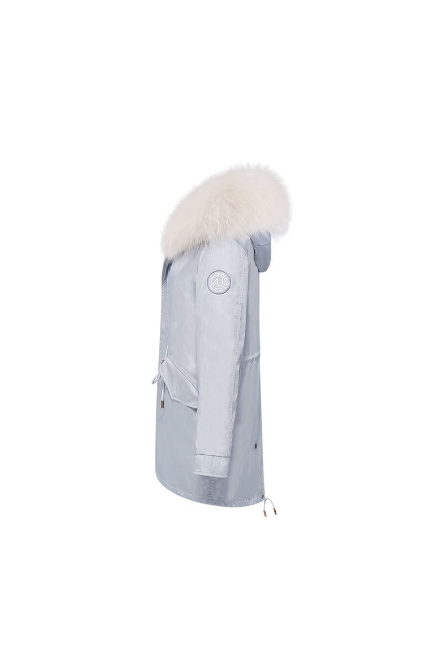 OZLANA Classic & Designer Parkas | Airy Blue+Coconut Ice Cream