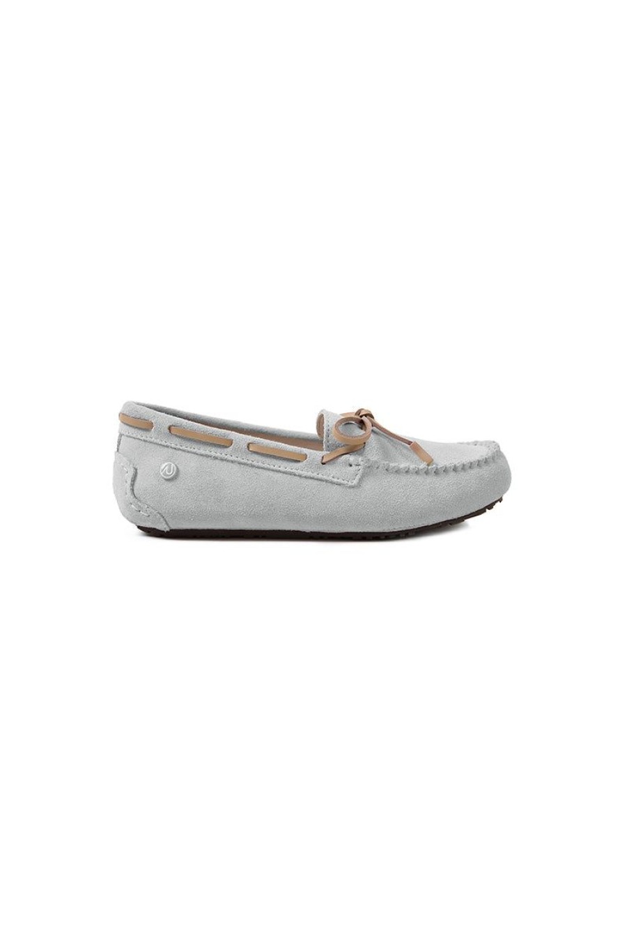 OZLANA Shoes | Ozlana Classic Suede Moccasins (Grey)