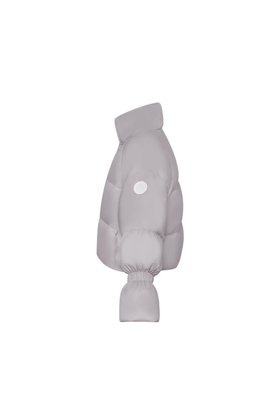 OZLANA Down Puffer Jackets | Resort Down Breadjacket(Light Grey)