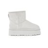 OZLANA Shoes | Ozlana Classic Platform Mini Boots (Off White)