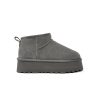 OZLANA Shoes | Ozlana Classic Platform Ultra Mini Boots (Grey)