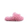 OZLANA Shoes | Butterfly Wool Faux Fur Slippers(Pink)