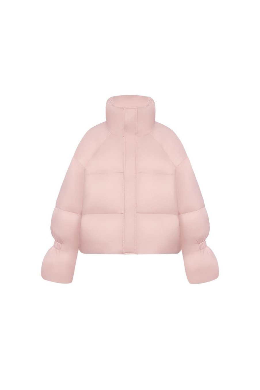 OZLANA Down Puffer Jackets | Resort Down Breadjacket(Pink)