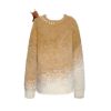 OZLANA Knits | Faerie Dragon Doll Stitched Knit Sweater(Camel)