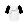 OZLANA Tops | Ozln All-Star Raglan Knit(White)