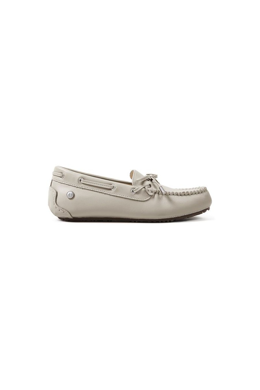 OZLANA Shoes | Ozlana Classic Oxfords Moccasins (Grey)