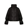 OZLANA Down Puffer Jackets | Resort Pu Down Bread Jacket(Black)