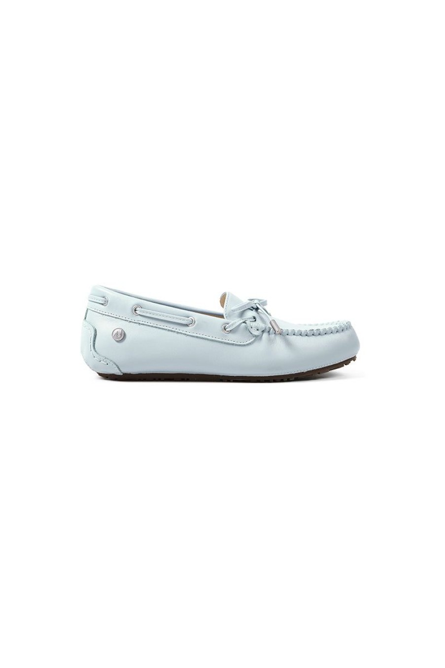 OZLANA Shoes | Ozlana Classic Oxfords Moccasins (Baby Blue)