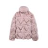 OZLANA Full Fur Jackets | Classic Buckle Collar Fox Fur Jacket (Pink)