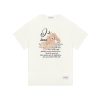 OZLANA Tops | Oversized Pet & Text Graphic T-Shirt(Cream)