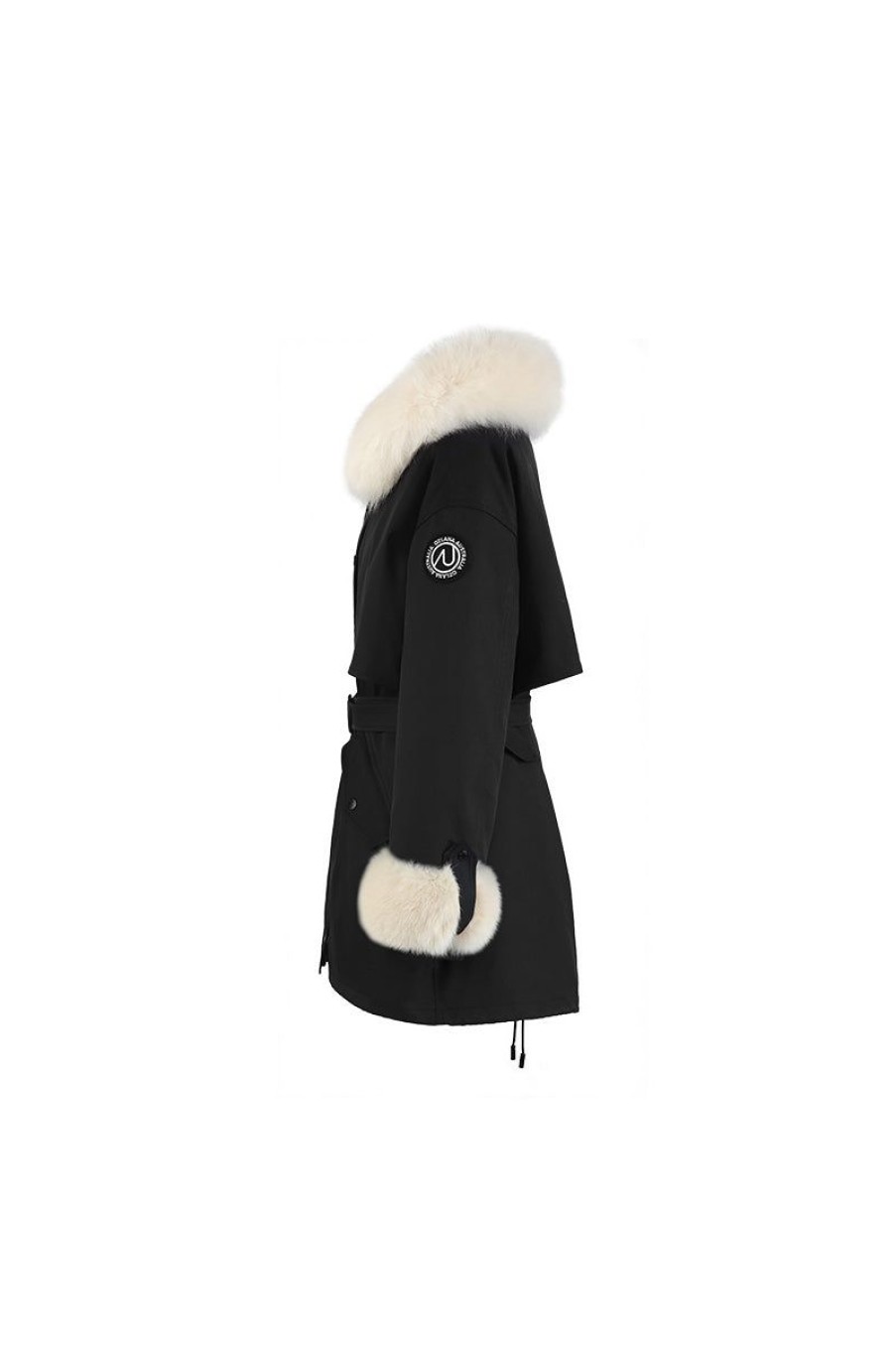 OZLANA Classic & Designer Parkas | Black Trench Parka