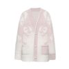 OZLANA Ozln | Ozln Rose Gradient Knit Cardigan(Pink)