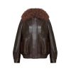 OZLANA Classic & Designer Parkas | Brown Vintage Look Parka