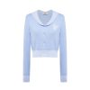 OZLANA Knits | Sailor Heart Logo Knitted Cardigan (Blue)