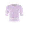 OZLANA Knits | Diamond Doll Crop Knit (Purple)