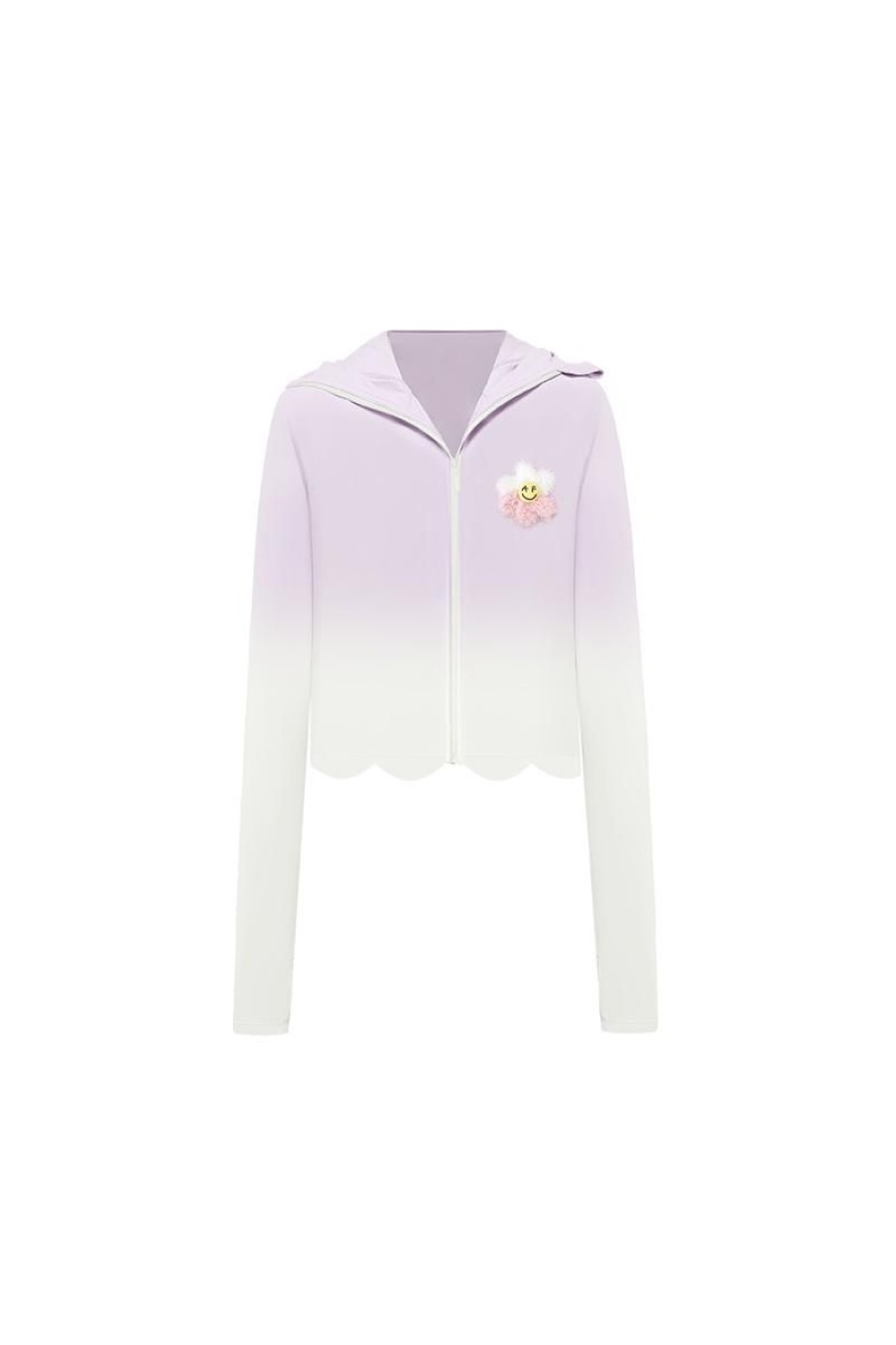 OZLANA Tops | Ozln Sunrise Uv Protect Sun Jacket (Purple Gradient)