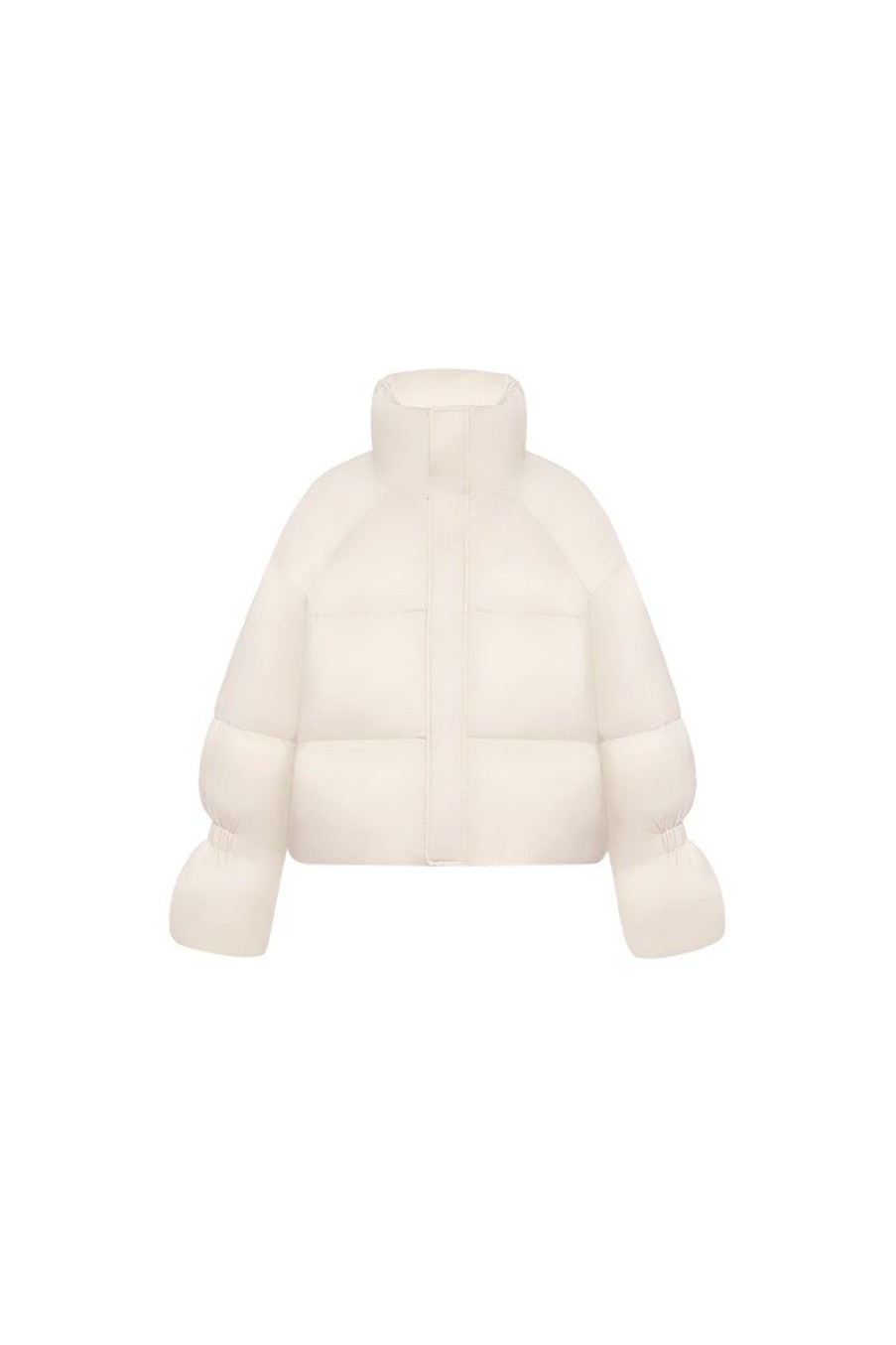 OZLANA Down Puffer Jackets | Resort Down Breadjacket(Cream)