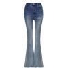 OZLANA Ozln | Ozln A-Team Flared Denim Jeans(Denim Blue )