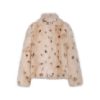 OZLANA Full Fur Jackets | Royal Buckle Collar Racoon Fur Jacket (Chestnut)