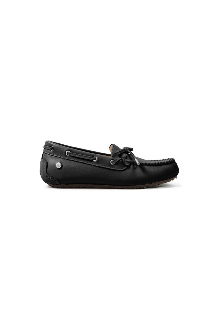 OZLANA Shoes | Ozlana Classic Oxfords Moccasins (Black)