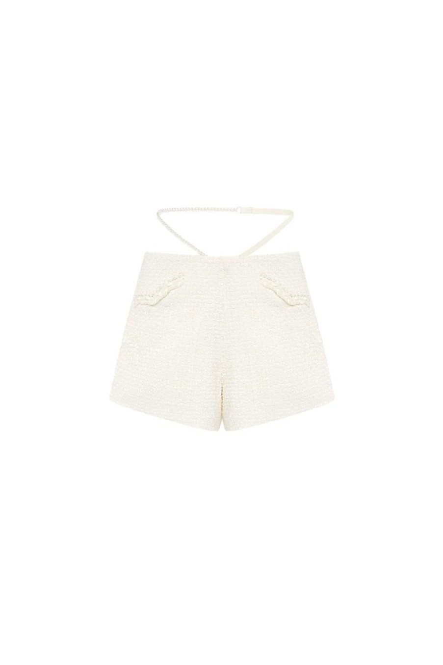 OZLANA Tweeds | Little Obelia Tweed Shorts (Cream)