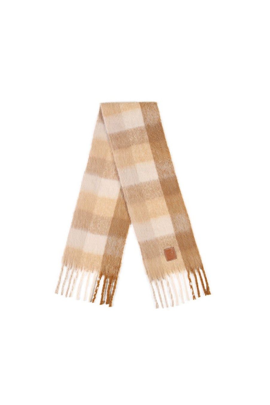 OZLANA Scarves | Caramel Pudding | Check