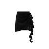 OZLANA Bottoms | Nautilus Shell Mini Skirt(Black)