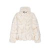 OZLANA Omniverse: Milan Runway Collection | Classic Buckle Collar Fox Fur Jacket (White)