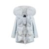 OZLANA Classic & Designer Parkas | Icy Blue +Ice Snow Fox