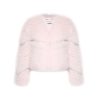 OZLANA Full Fur Jackets | Crystal Fringe Fox Fur Jacket (Pink)