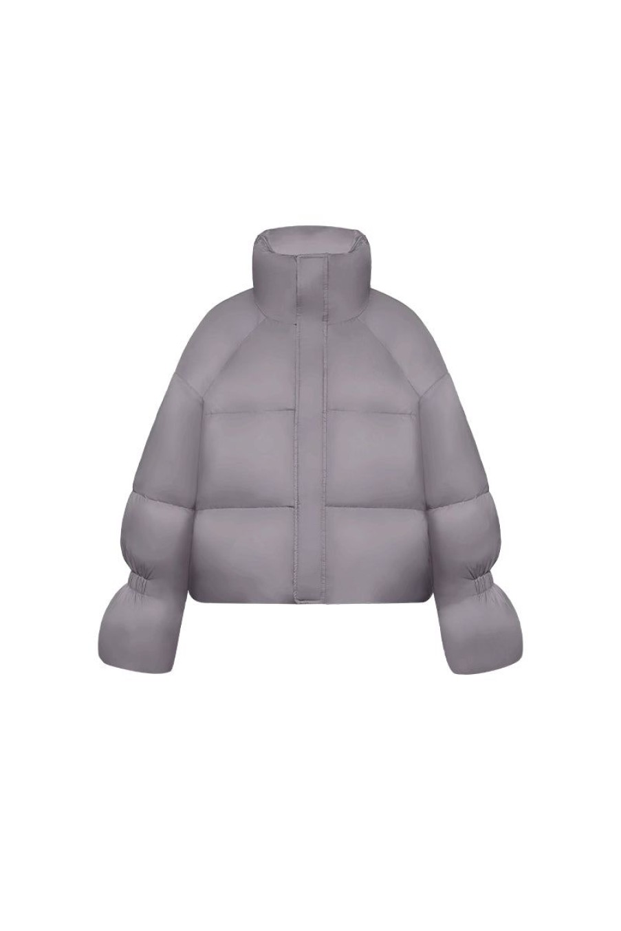 OZLANA Down Puffer Jackets | Resort Down Breadjacket(Grey)