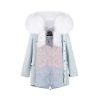 OZLANA Classic & Designer Parkas | Icy Blue+Mint Ice Cream