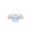 OZLANA Tops | Pirouette Halteneck Bustier(Blue)