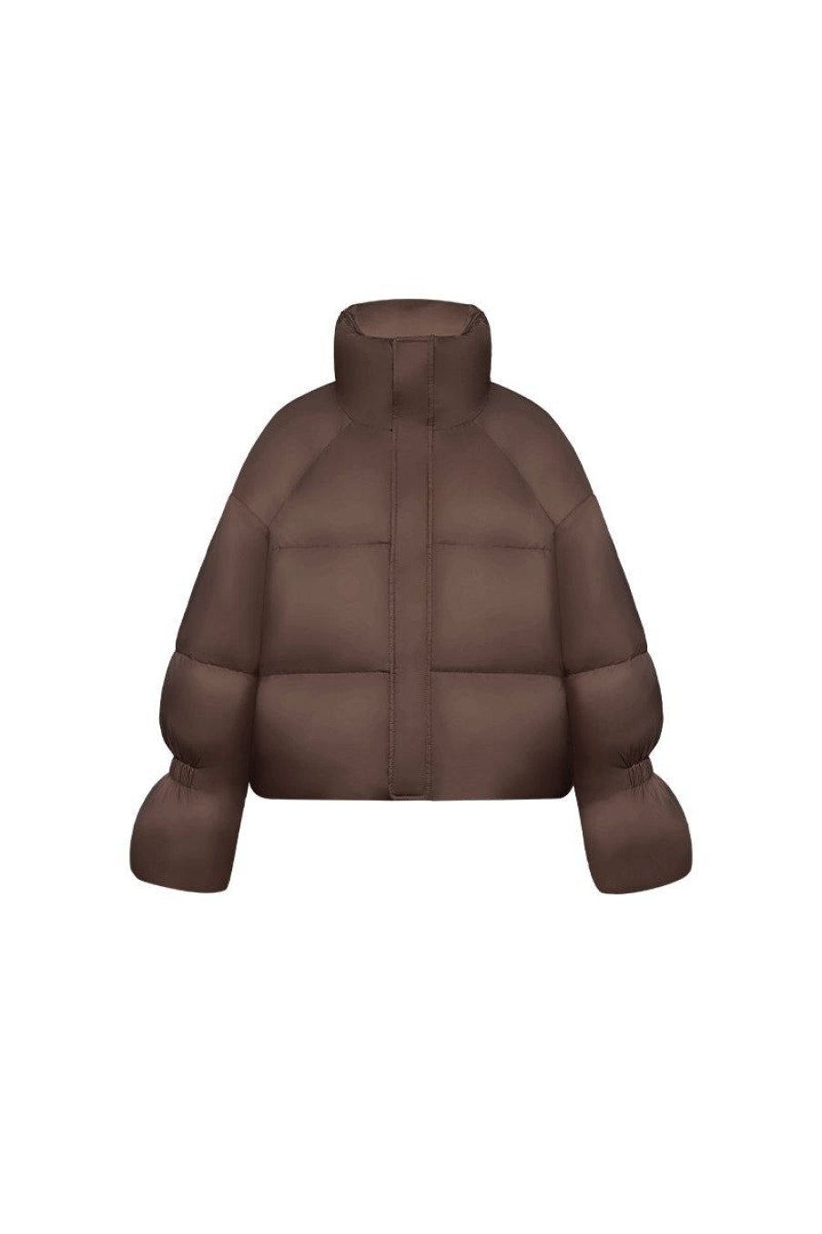 OZLANA Down Puffer Jackets | Resort Down Breadjacket(Chocolate)