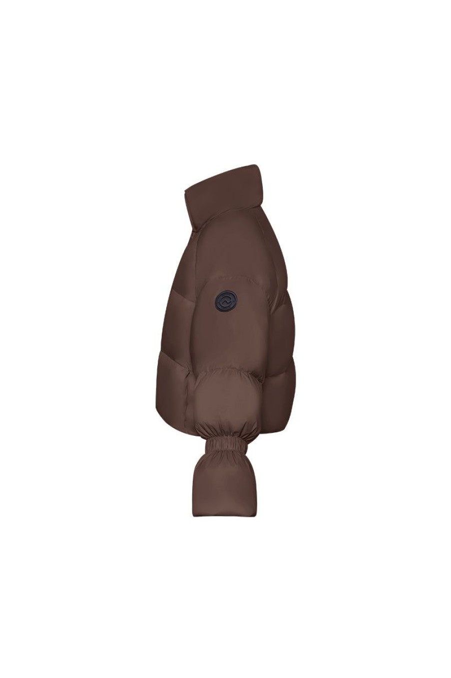 OZLANA Down Puffer Jackets | Resort Down Breadjacket(Chocolate)