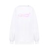 OZLANA Tops | Oceania Pearl Oversized Sweatshirt(White)